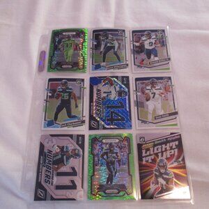 (9) Card Lot SEATTLE SEAHAWKS Football Cards MIXED